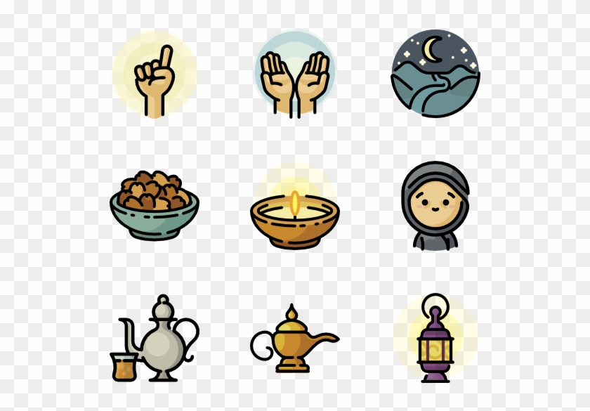 Ramadan - ايقونات رمضان Clipart #1295514