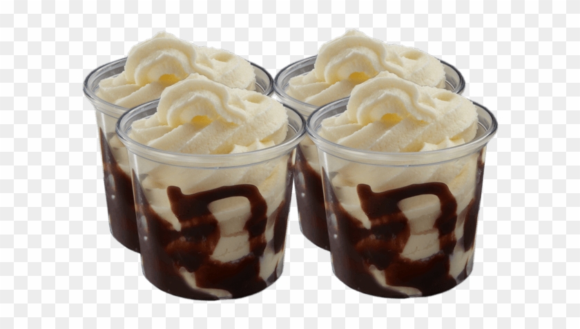 Mini Choc Sundaes 4 Pack - Chocolate Brownie Clipart