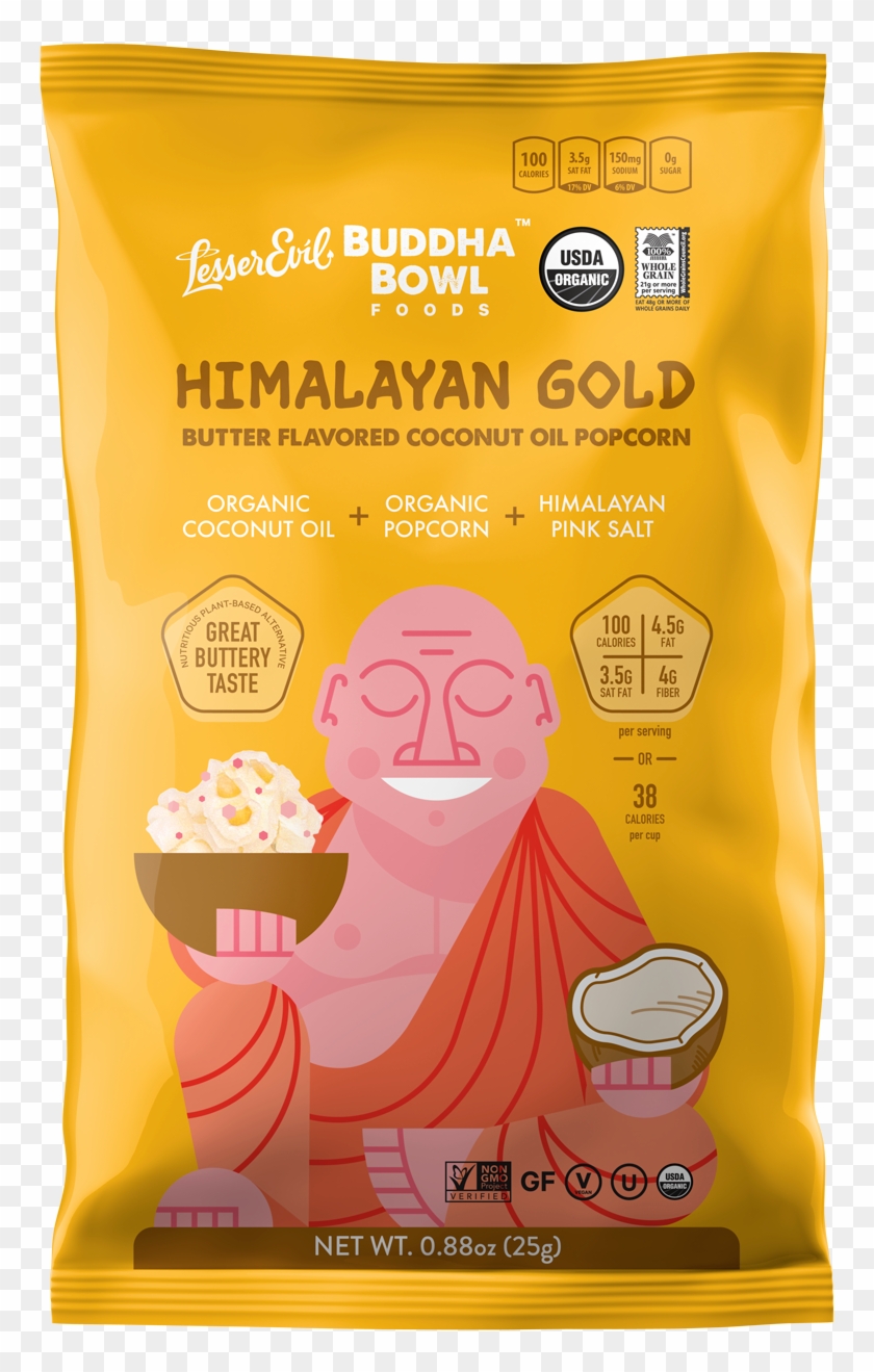 Buddha Bowl Himalayan Gold - Lesser Evil Himalayan Gold Clipart #1295592