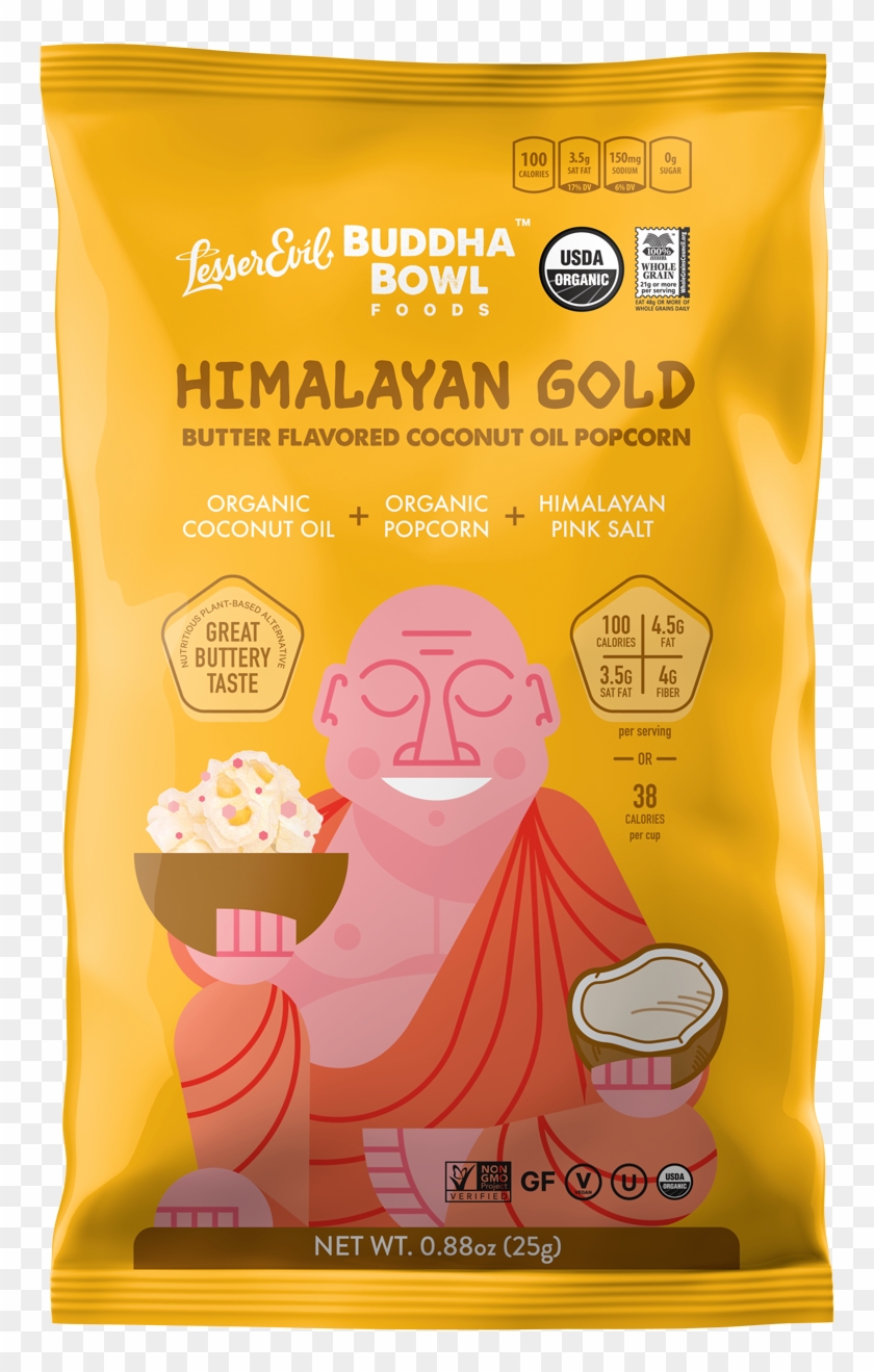 Buddha Bowl Himalayan Gold - Lesser Evil Himalayan Gold Clipart