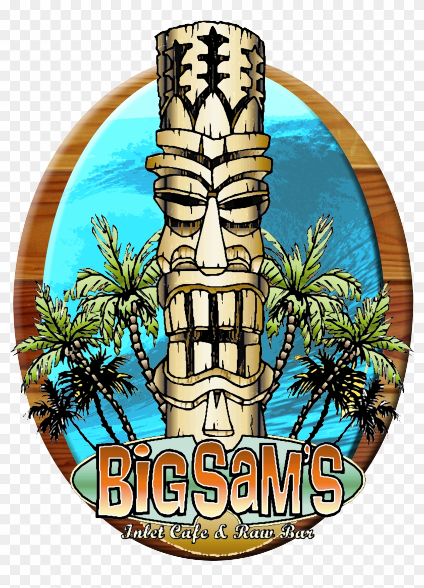 The Tiki Chose Him - Tiki Surf Design Clipart