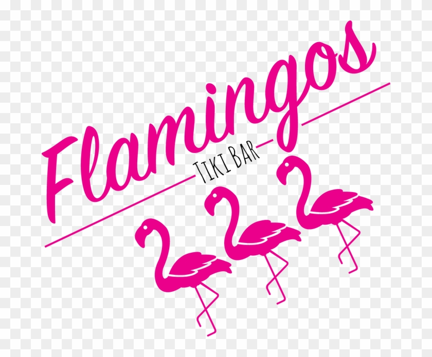 Flamingos Tiki Bar Logo - Greater Flamingo Clipart #1295980