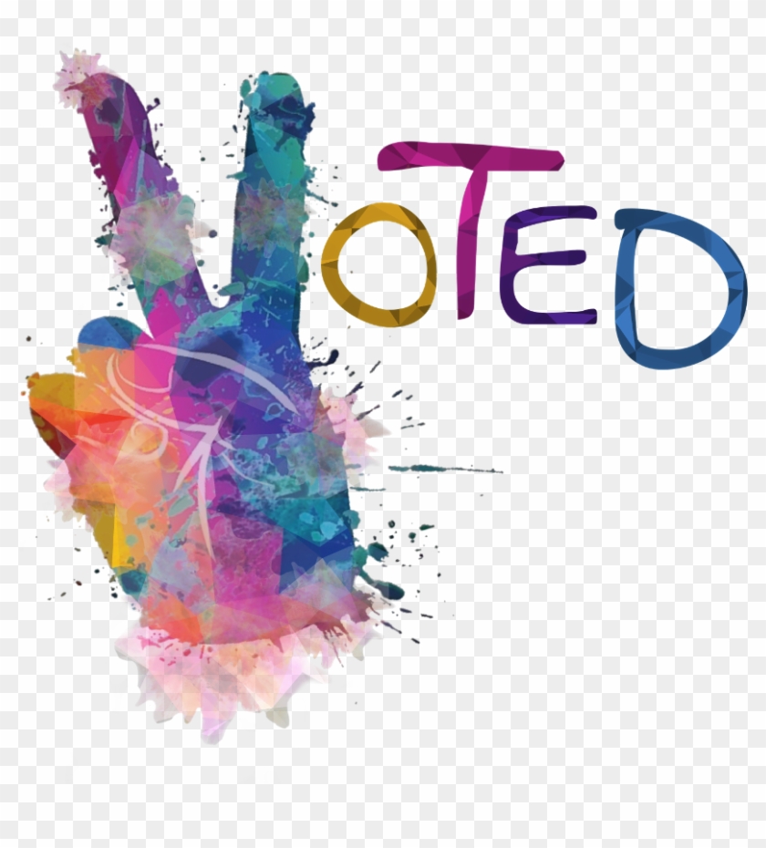 Voted Sticker - Graphic Design Clipart
