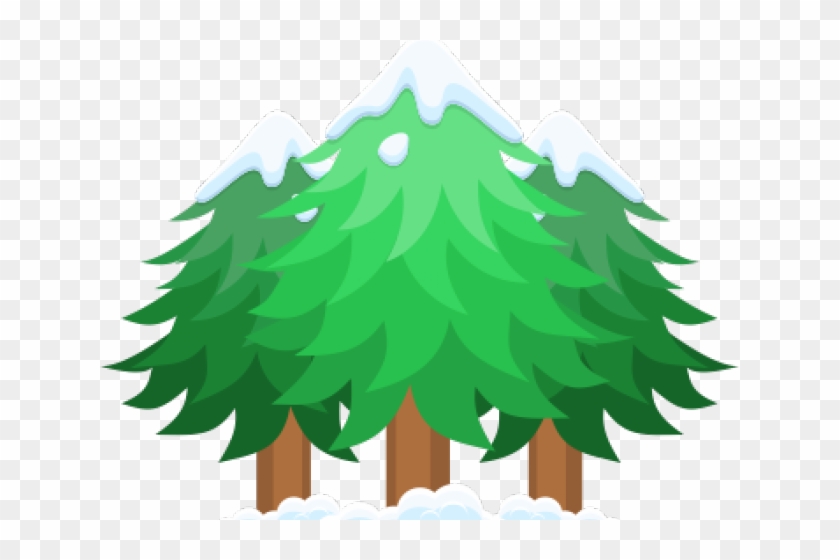 Transparent Snow Trees Clipart - Png Download (#1296702) - PikPng
