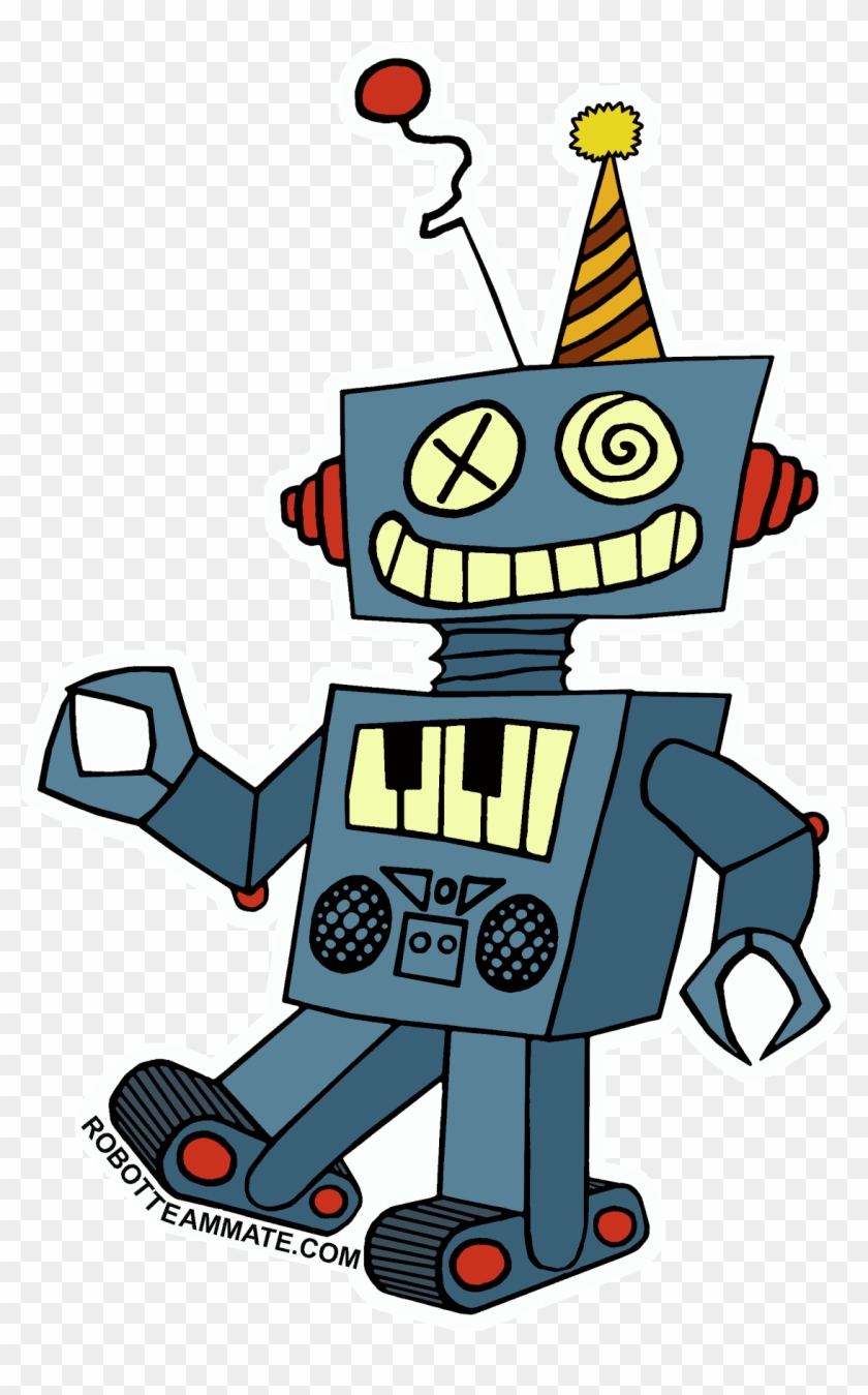 1443012803robot Sticker - Sticker Robot Png Clipart #1296768