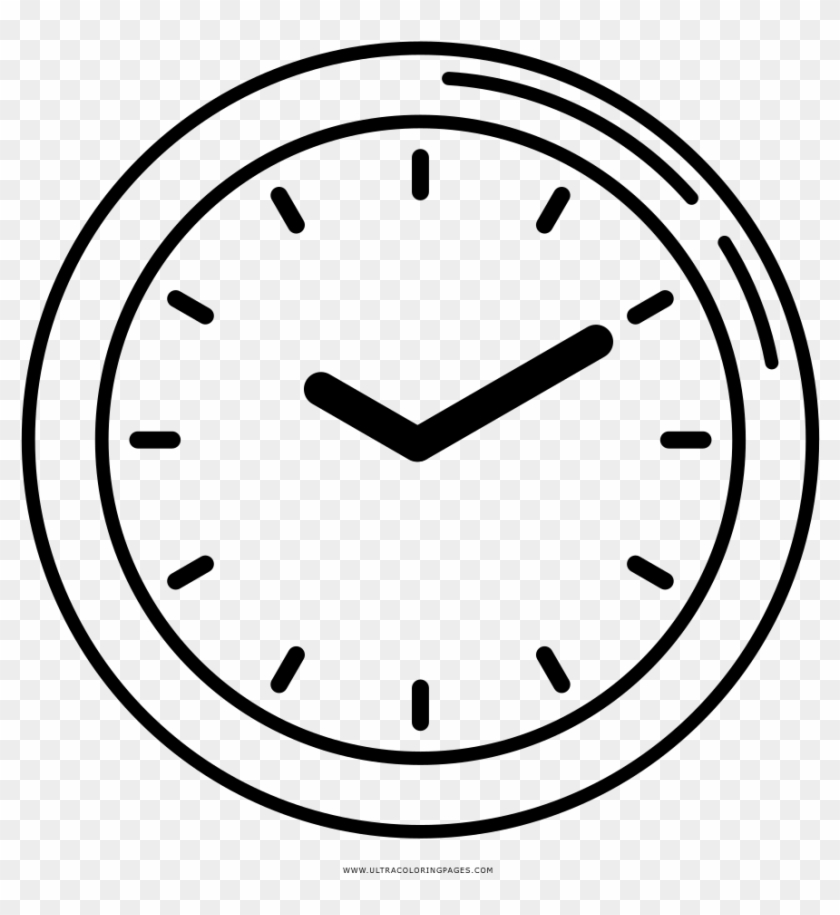 Dibujo Reloj Png - Swiss Railway Clock Icon Clipart #1296861