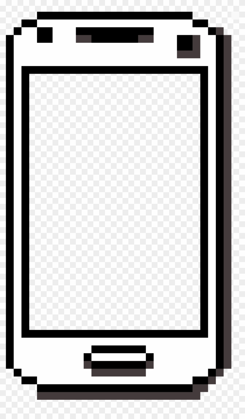 Phone - Pixel Art Head Base Clipart