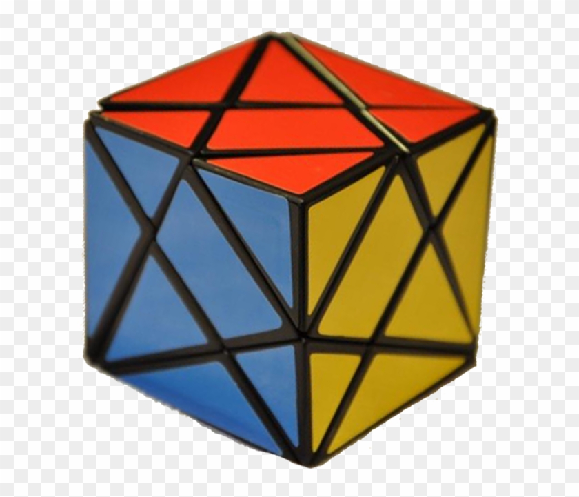 Axis Cube - Black Body - Rubik's Cube Clipart #1297085