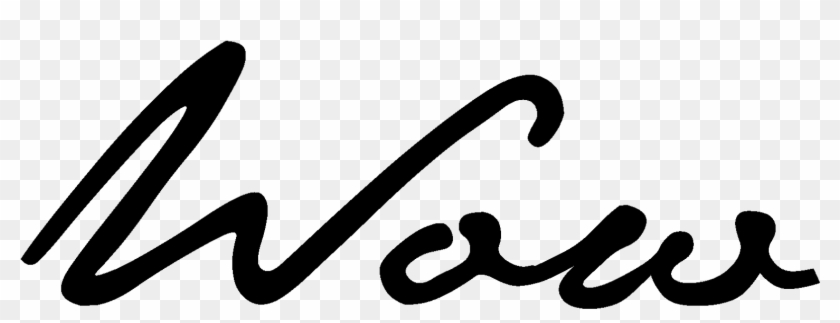 Wow - Logo - Editing Writing Clipart #1297087