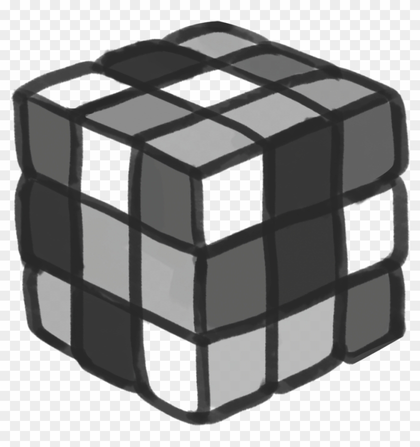 Rubix-cube - Rubik's Cube Clipart #1297336