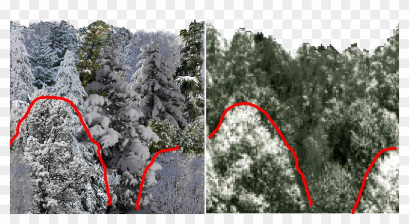 As You Can See I Have Chosen Snowy Trees That Are Similar Clipart #1297407