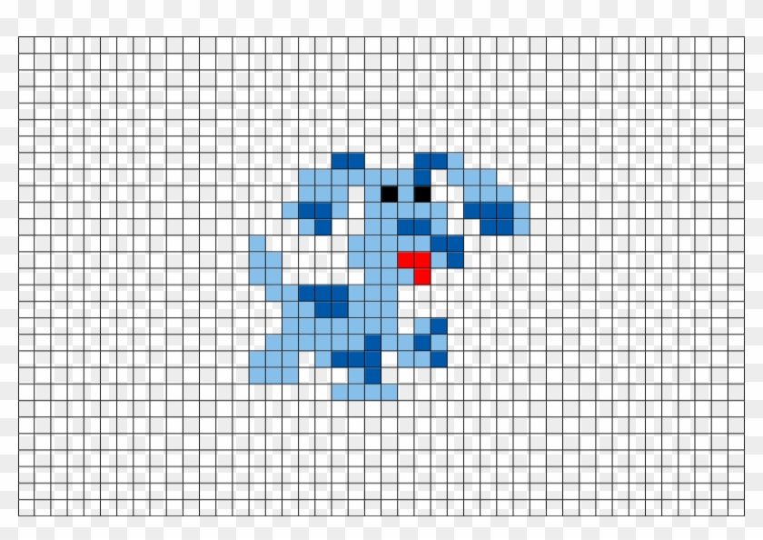 Brik Pixel Art - Pixel Art Pokemon Dratini Clipart #1297780