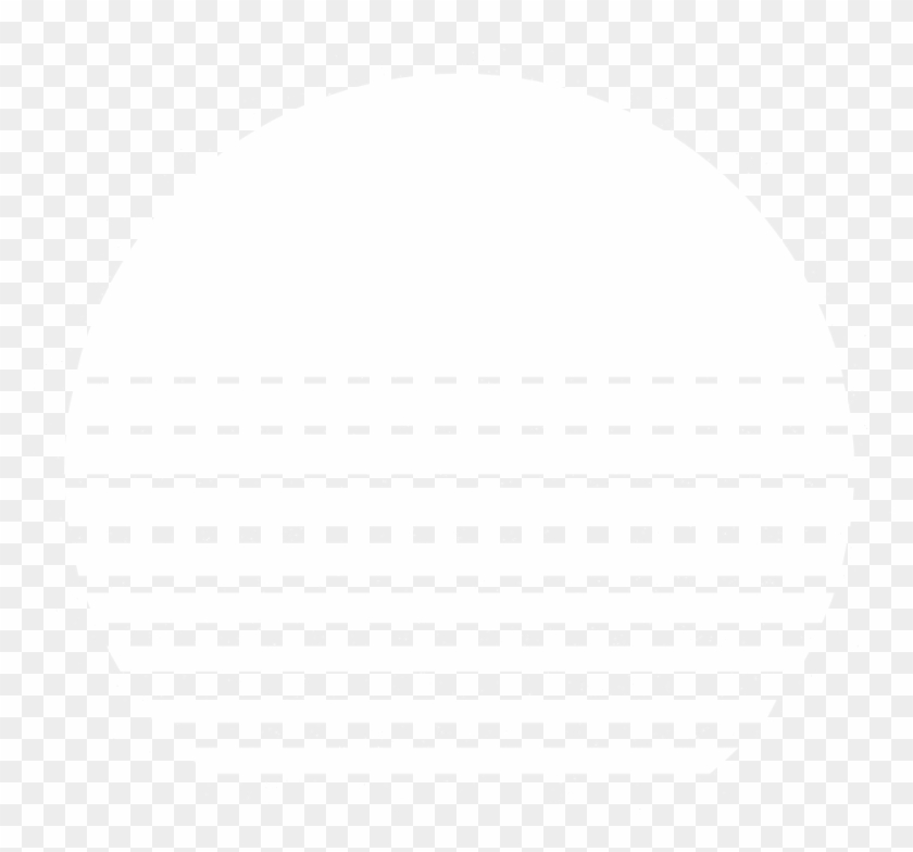 Scan Lines Waves - 80s Sunrise Clipart #1297828