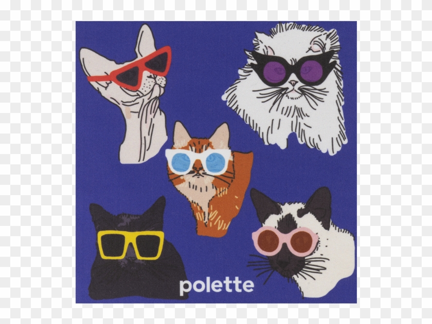 Cool Cats Est Une Lingette En Microfibre Polette Vue - Siamese Clipart #1297925