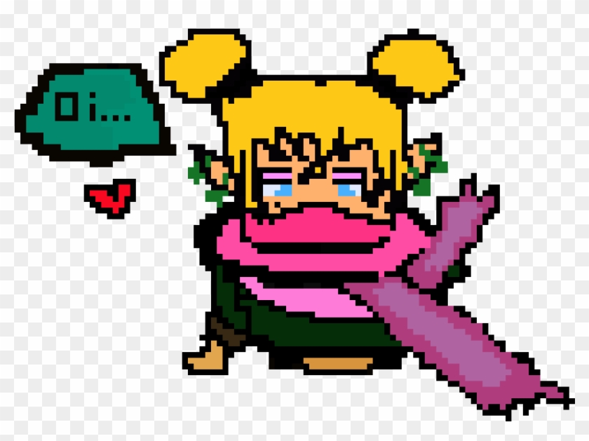 Drawn Pixel Art Wolf Clipart