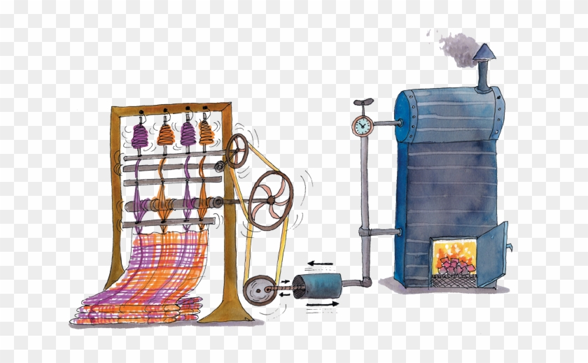 Maquina De Vapor Png - Tartan Clipart