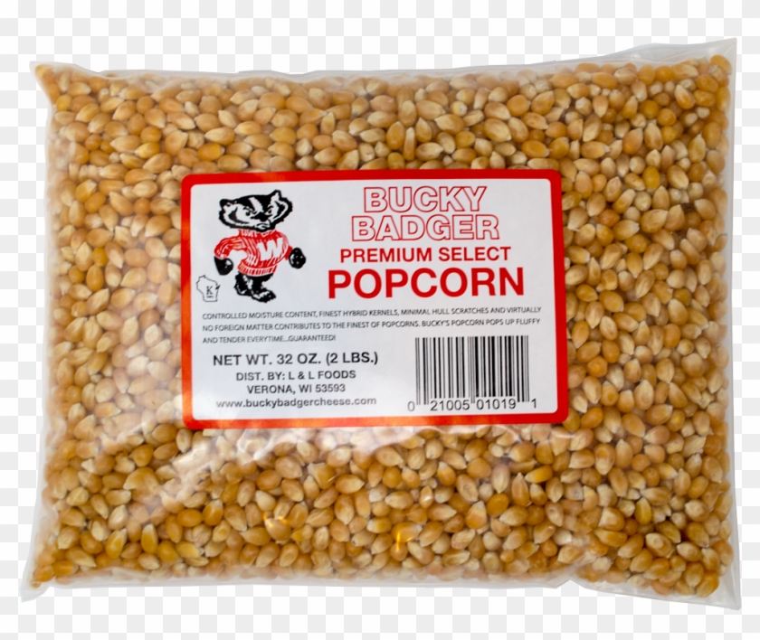 Bucky Badger Gourmet Yellow Popcorn Kernels - Popcorn Kernels Clipart