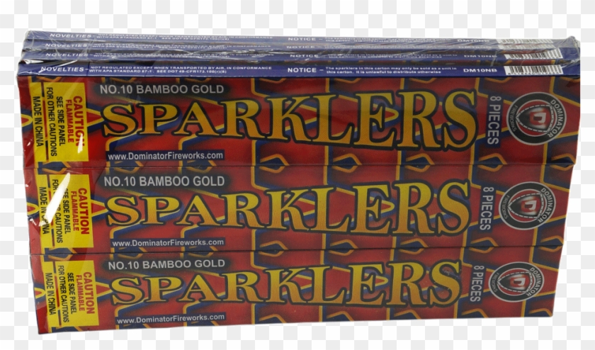 #10 Bamboo Gold Sparklers 12 Packs Of - Educational Toy Clipart