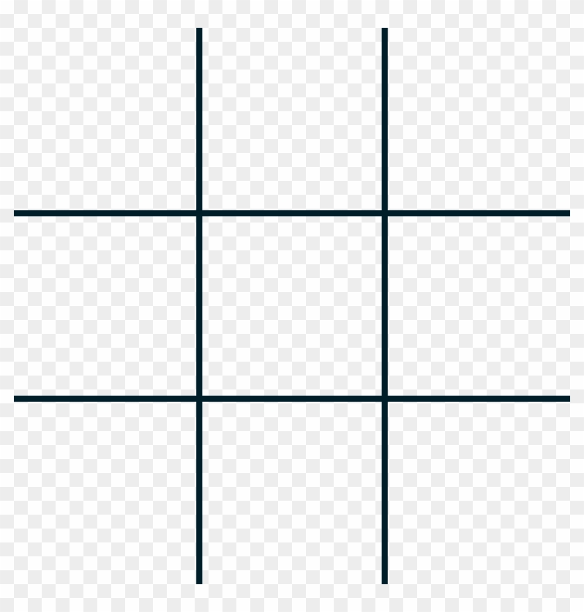 Of The Squares With The Numbers 1,2,3,4,5,6,7,8, And - Tic Tac Toe Empty Clipart
