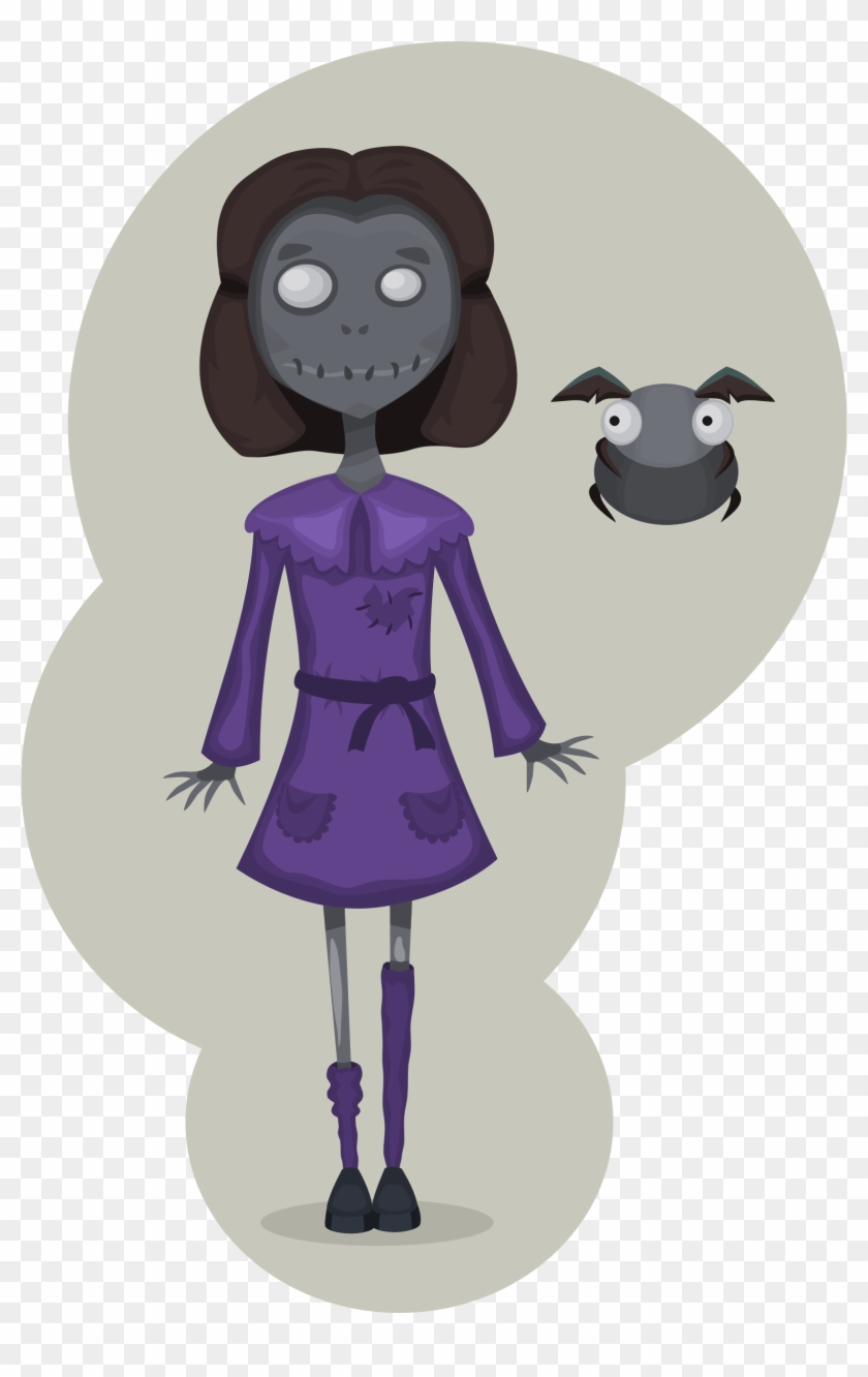 This Free Icons Png Design Of Zombie Girl Clipart #1299106
