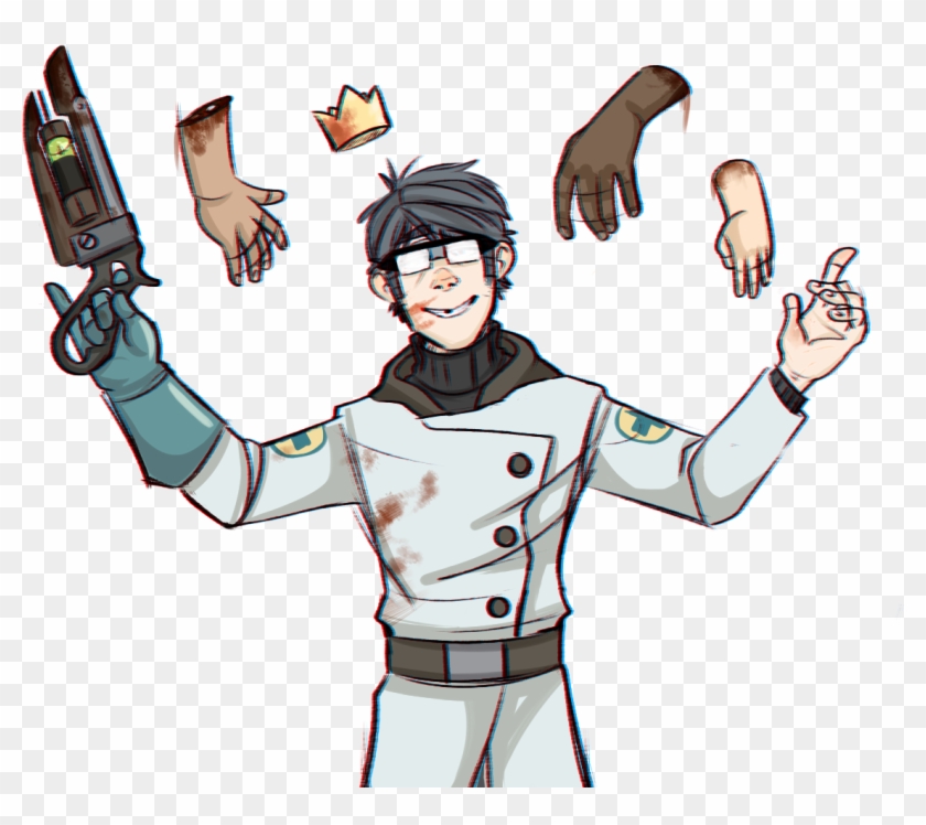 Conductor Of Decapitated Hands - Cartoon Clipart