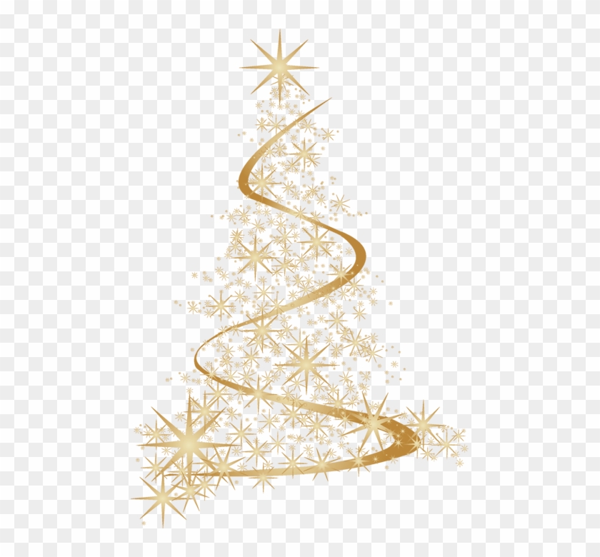 Arbol De Navidad Dorado Png - Arboles De Navidad Para Photoshop Clipart