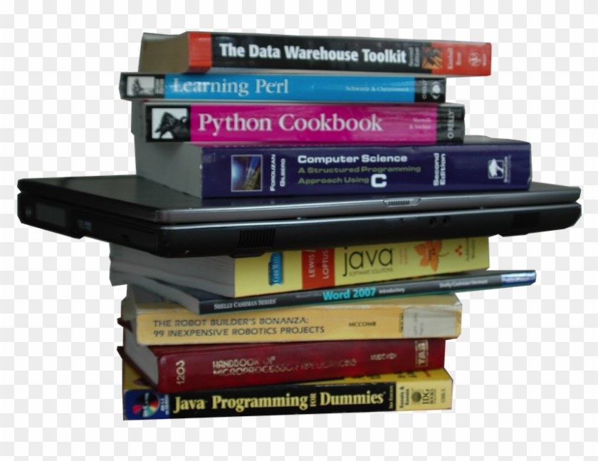 August 25, 2013 - Computer Science Book Stack Clipart #1299912