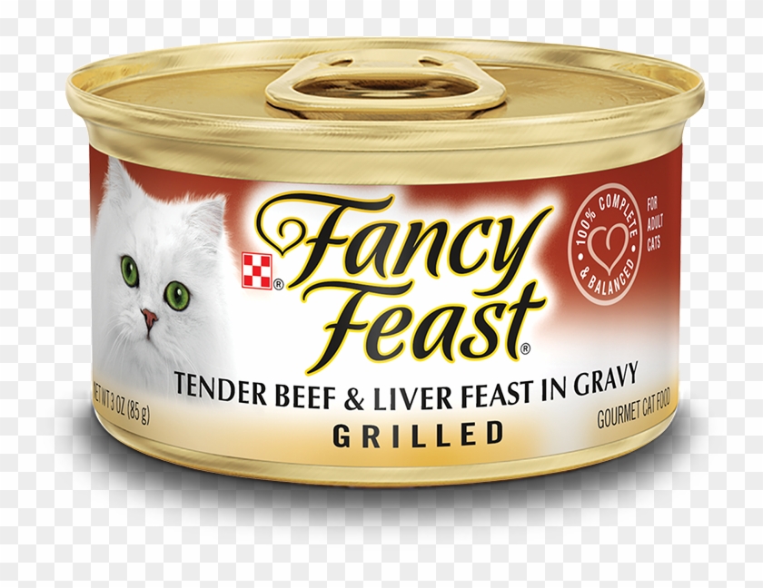 Grilled Tender Beef & Liver Feast In Gravy - Fancy Feast Chicken In Gravy Clipart #1299914