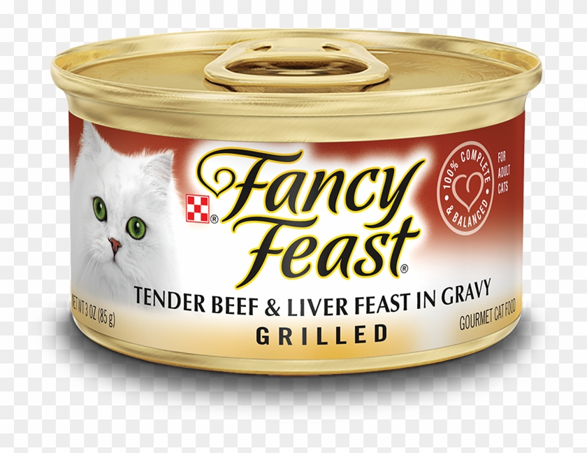 Grilled Tender Beef & Liver Feast In Gravy - Fancy Feast Chicken In Gravy Clipart
