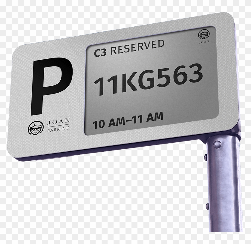 The Parking Sign That Runs On The Power Of The Sun - Sign Clipart #130085