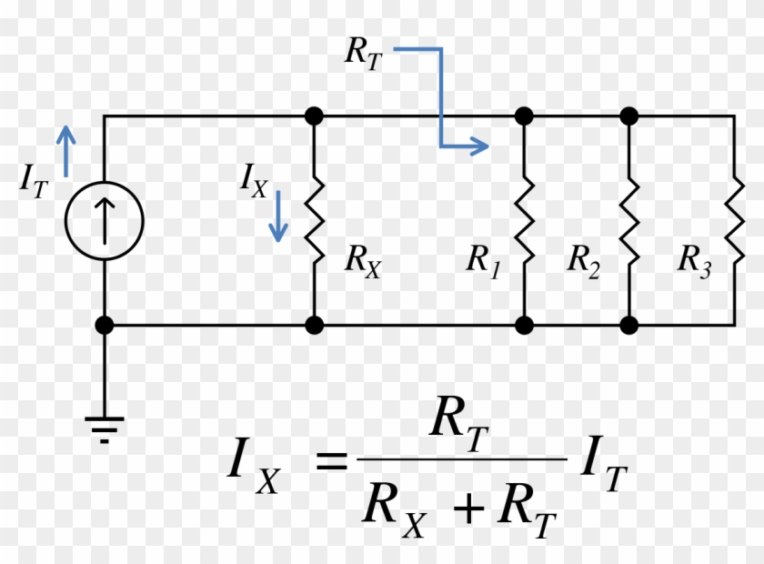 Current Wikipedia - Current Divider Rule Clipart #130145