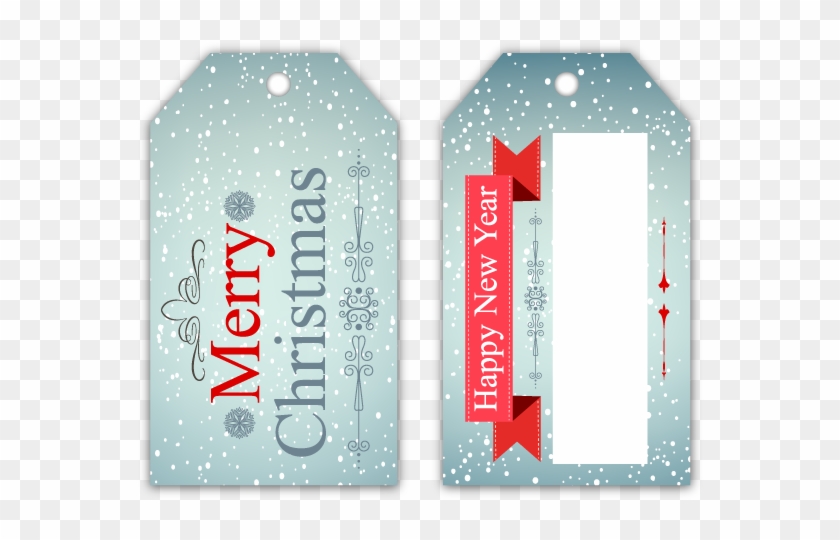 Xmas Newyear Tags - Merry Christmas And Happy New Year Printable Clipart