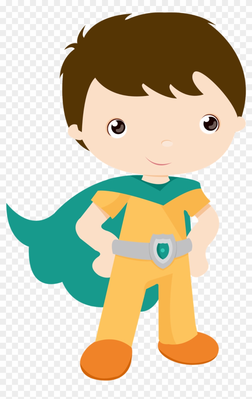 Aquaman Clipart Cute - Kid Superhero Clipart - Png Download