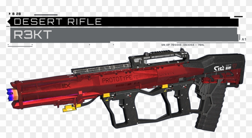 Replaces Desert Rifle With R3kt From Call Of Duty Infinite - Assault Rifle Clipart #130437