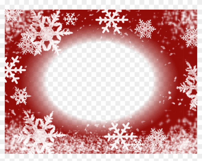 Pin By April On Snowflake Gift Tags - Christmas Frames Png Transparent Clipart #130592