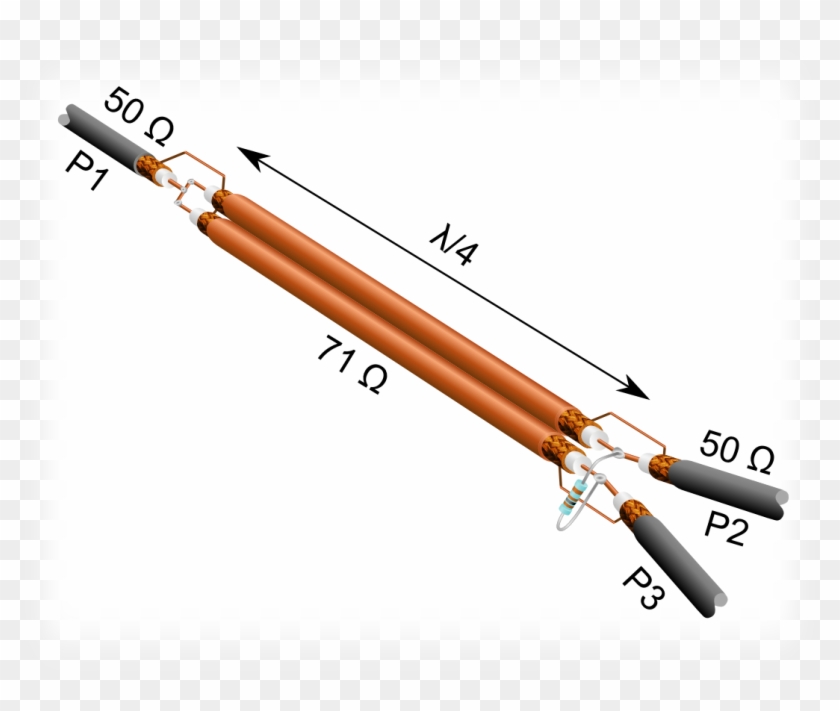 Wilkinson Divider - Antenna Splitter Diy Clipart