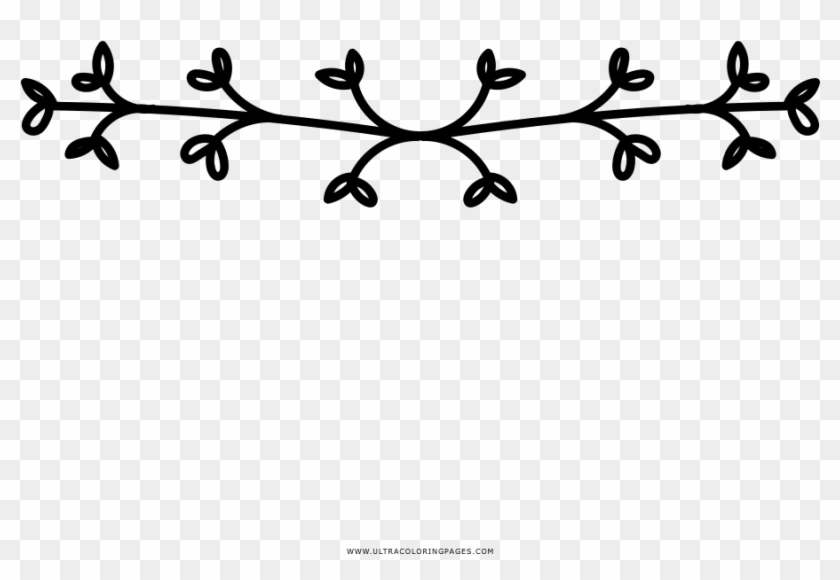 Divider Coloring Page - Stencil Clipart