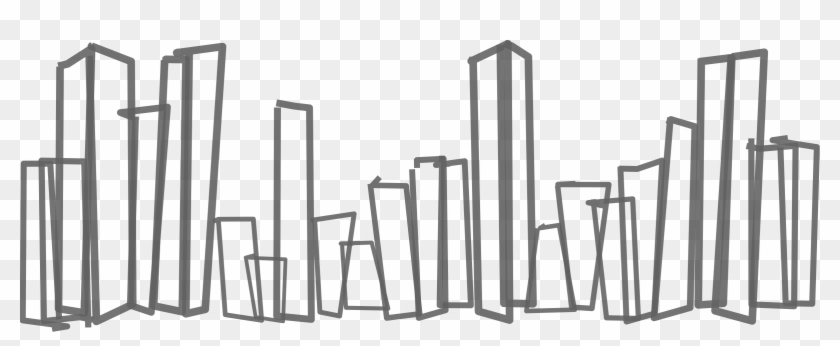 New York City Drawing Silhouette Pencil - City Drawing Png Clipart #131012