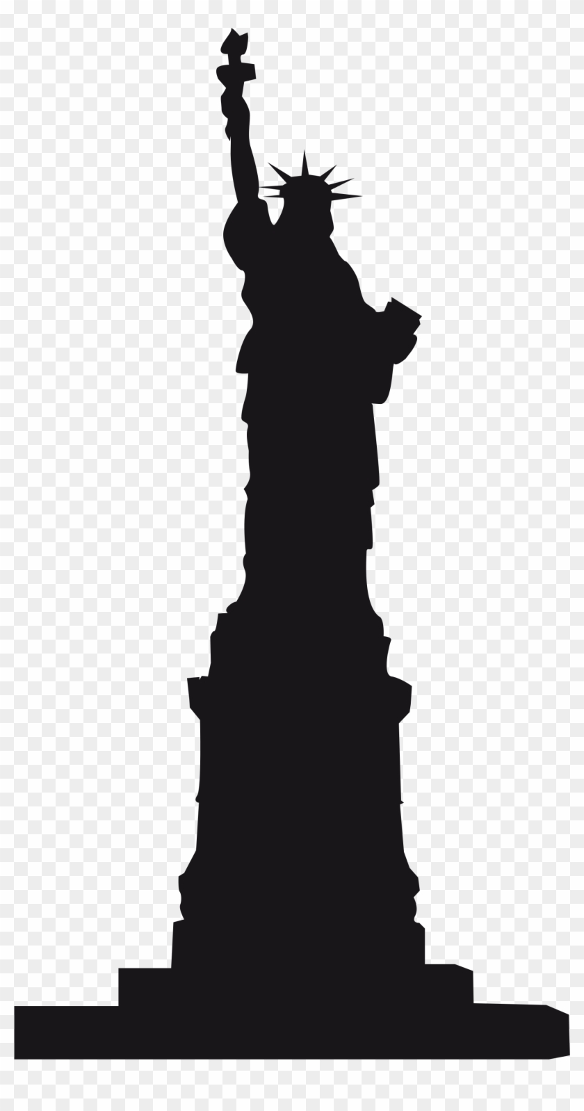 New York Giants Clipart Silhouette - Statue Of Liberty - Png Download #131109