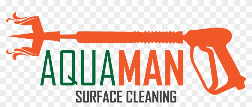 Aquaman Surface Cleaning - Graphic Design Clipart