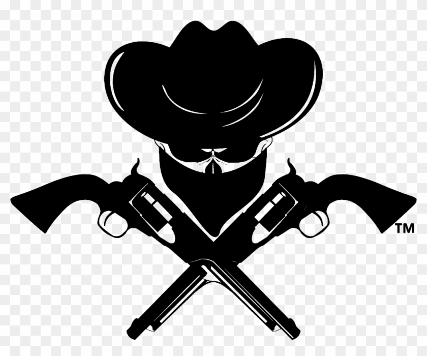 Guns Clipart Western - Outlaw Cowboy - Png Download