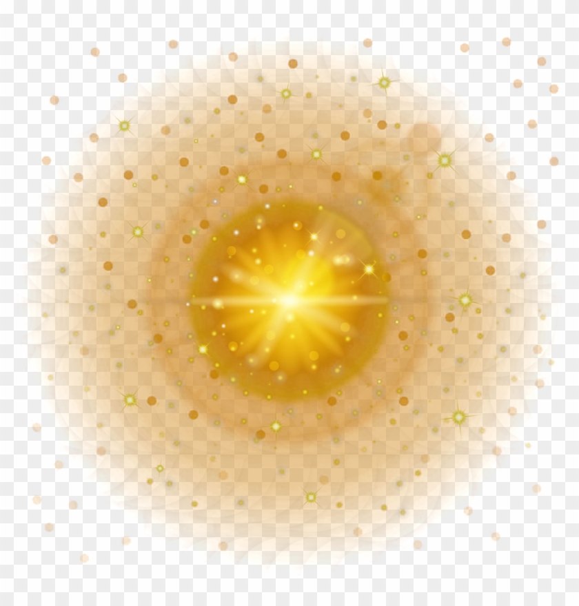 Gold Lens Flare - Light Clipart #132022