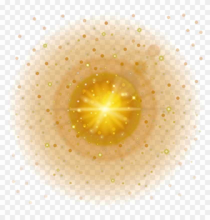 Gold Lens Flare - Light Clipart