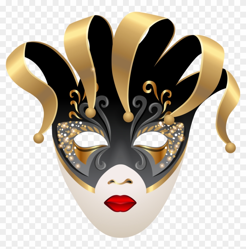 Venetian Carnival Mask Png Clip Art Image - Carnival Masks Transparent Png #132047