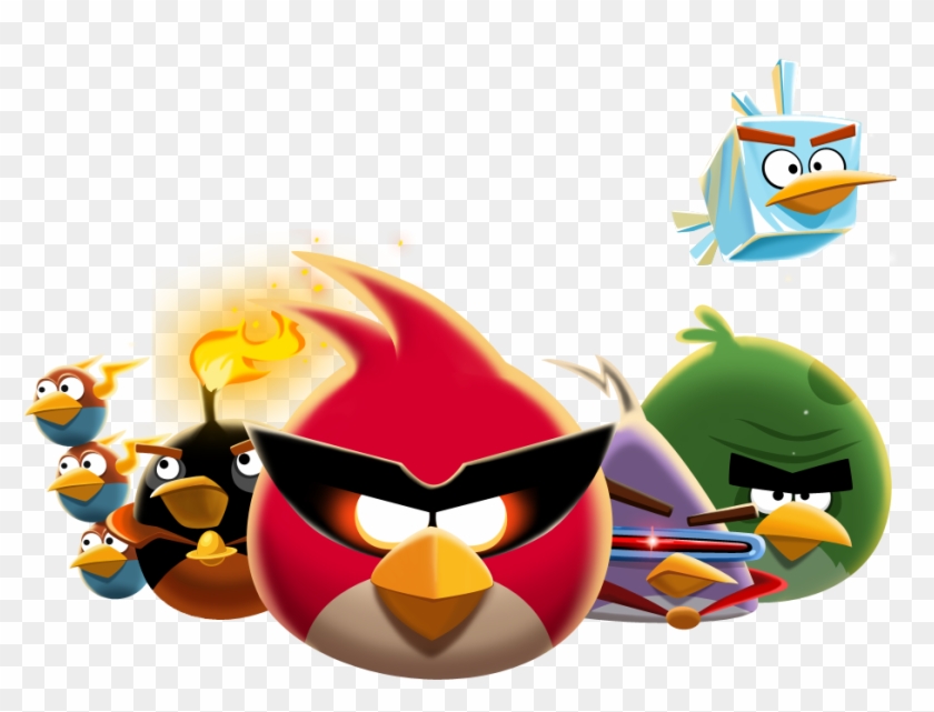 Angry Birds The Flock - Cute Angry Birds Space Clipart #132196