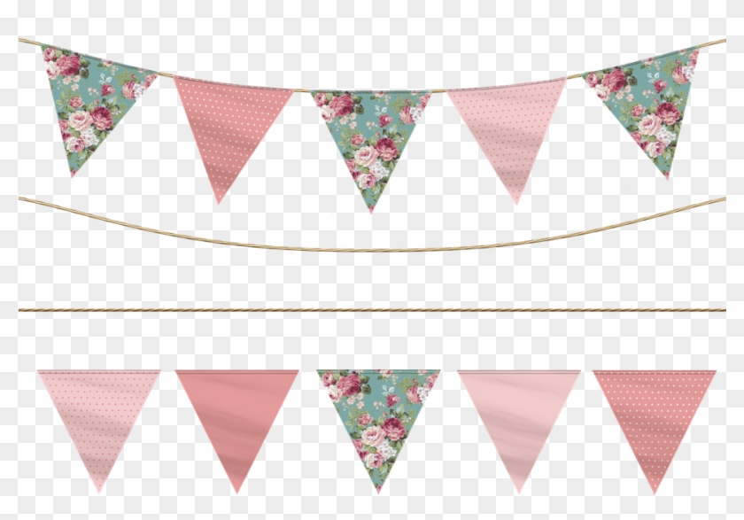 Flag Bunting, Party Banner, Pennant Garland - Transparent Background Bunting Flag Clipart - Png Download #132198
