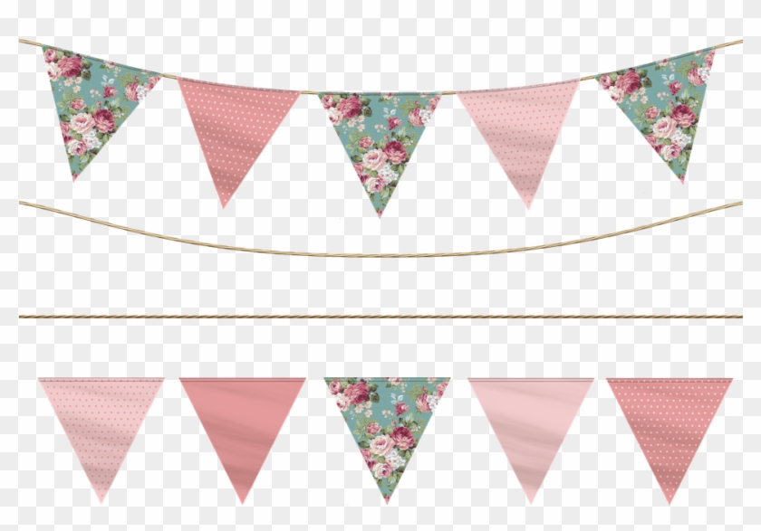Flag Bunting, Party Banner, Pennant Garland - Transparent Background Bunting Flag Clipart - Png Download