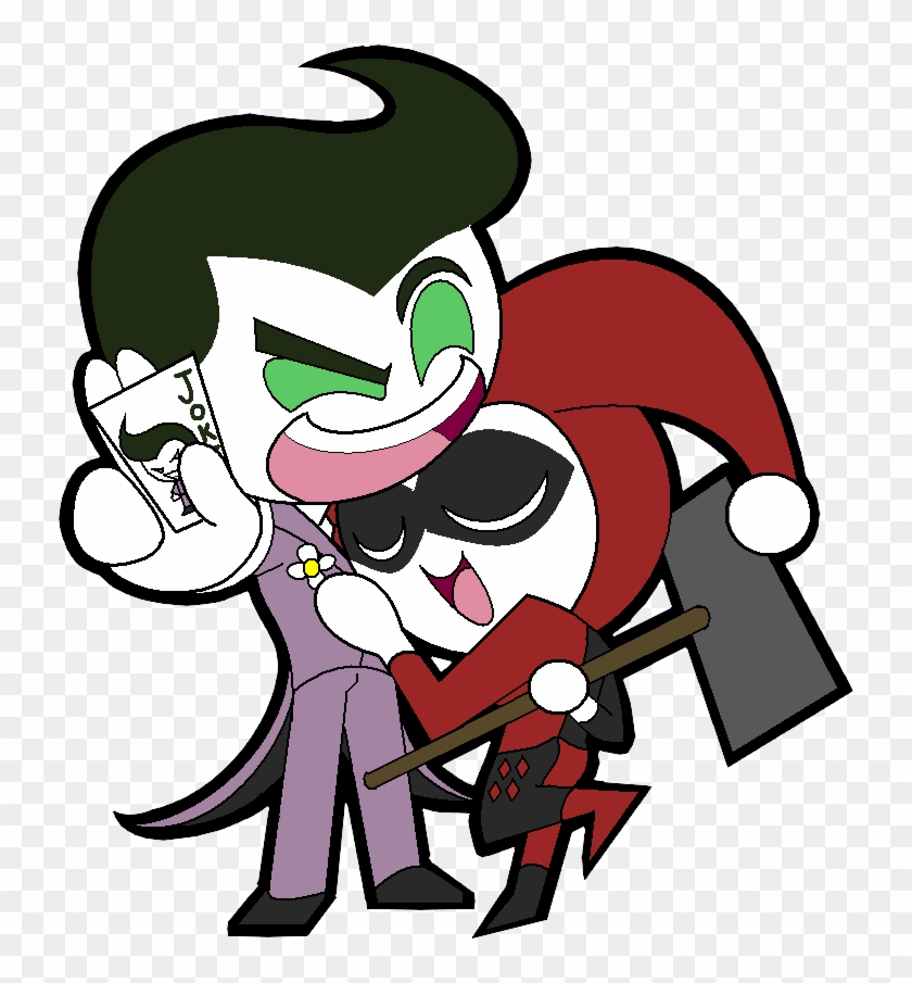 Joker Clipart Easy Chibi Joker And Harley Png Download 132409 Pikpng