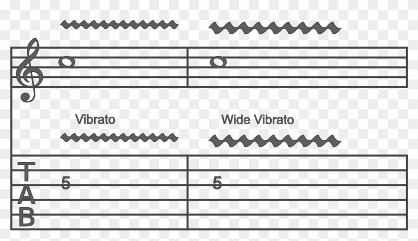 This Is Usually Represented By A Squiggly Line Over - Vibrato Symbol Clipart