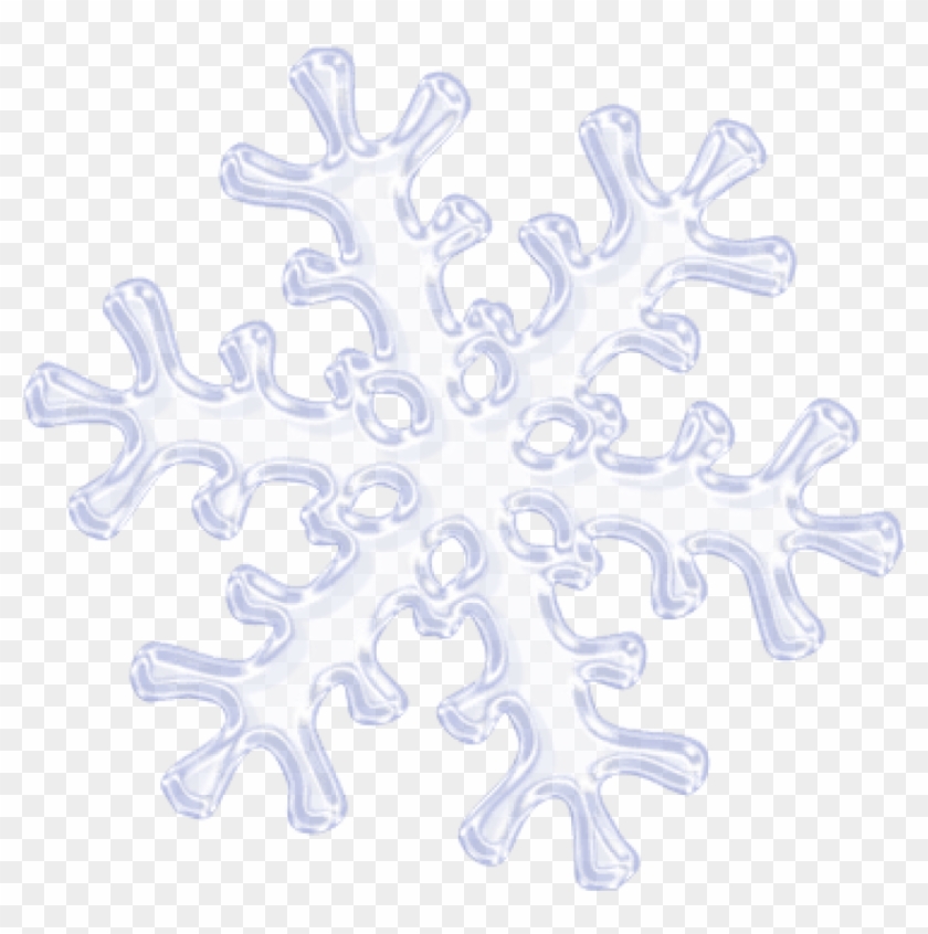 Free Png Transparent Simple Snowflake Png Images Transparent - Cross Clipart